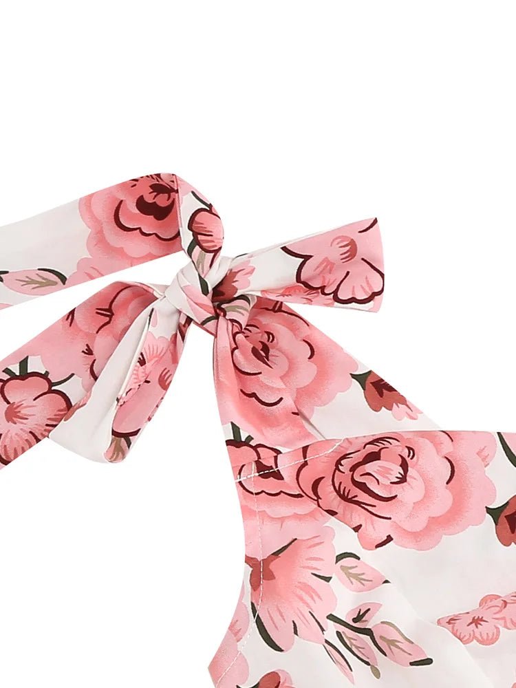 Robe Vintage Plissée Fleurs - Louise Vintage