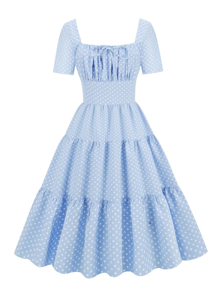 Robe Vintage Pois Rayures - Louise Vintage