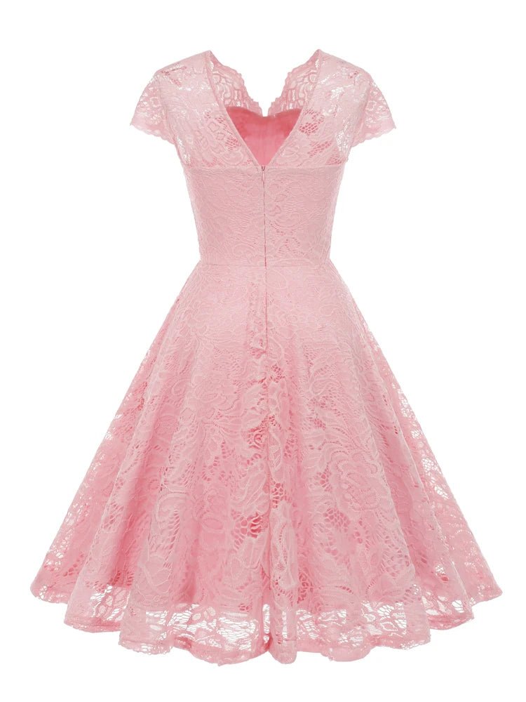 Robe Vintage Pour Mariage Rose - Louise Vintage