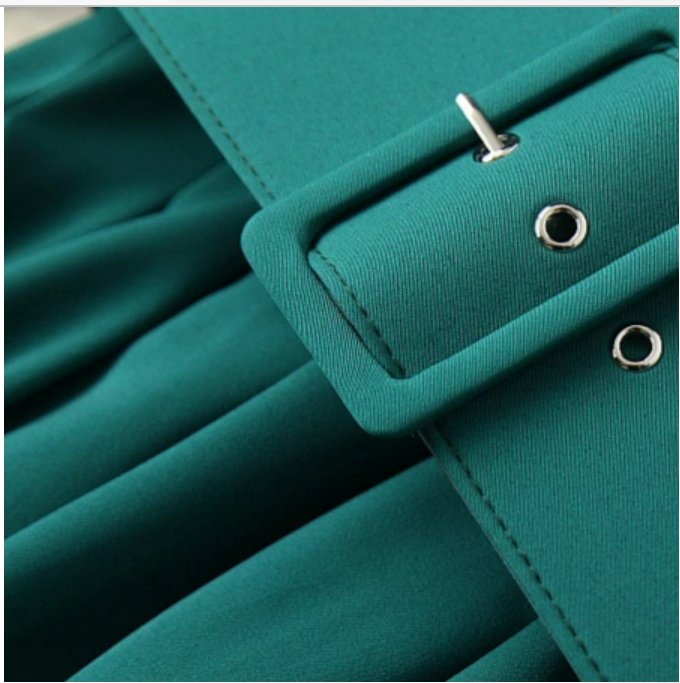 Robe Vintage Qualité Verte - Louise Vintage