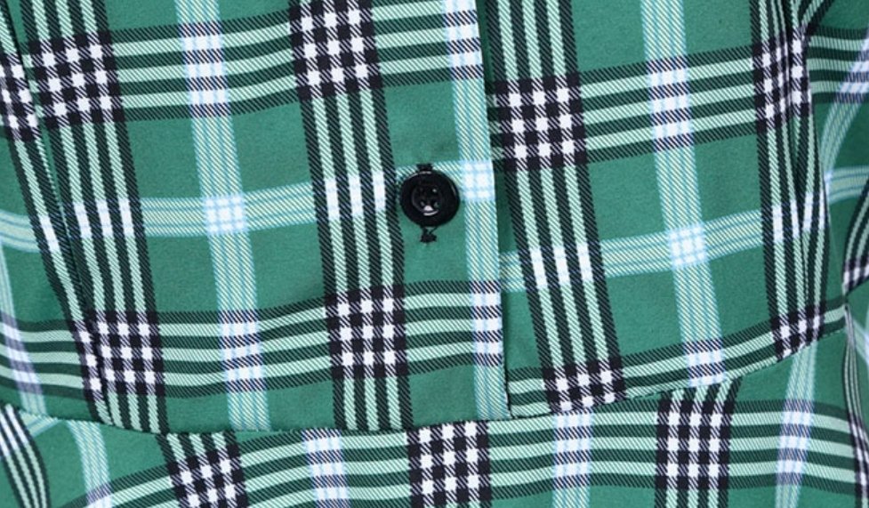 Robe Vintage Rayée Vert et Noir - Louise Vintage