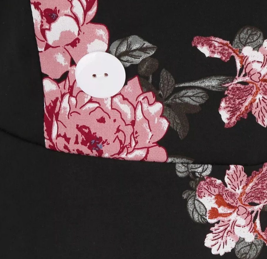 Robe Vintage Rockabilly 50s Fleurs - Louise Vintage