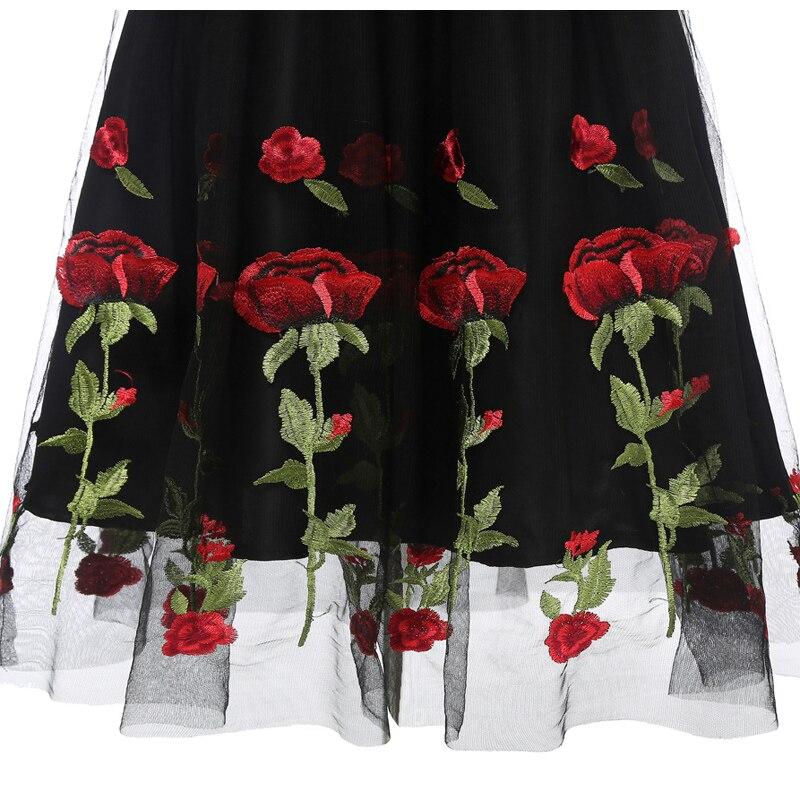 Robe Vintage Rockabilly Dentelle Noir - Louise Vintage
