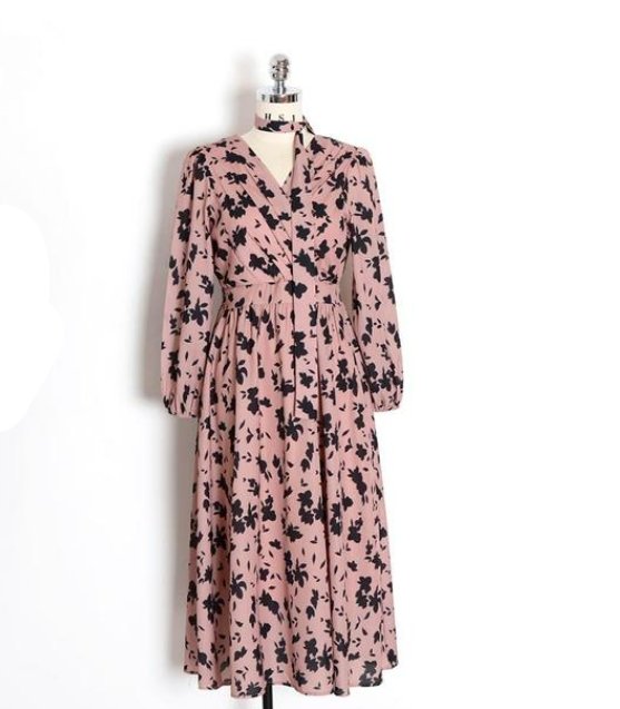 Robe Vintage Rose 1940s - Louise Vintage