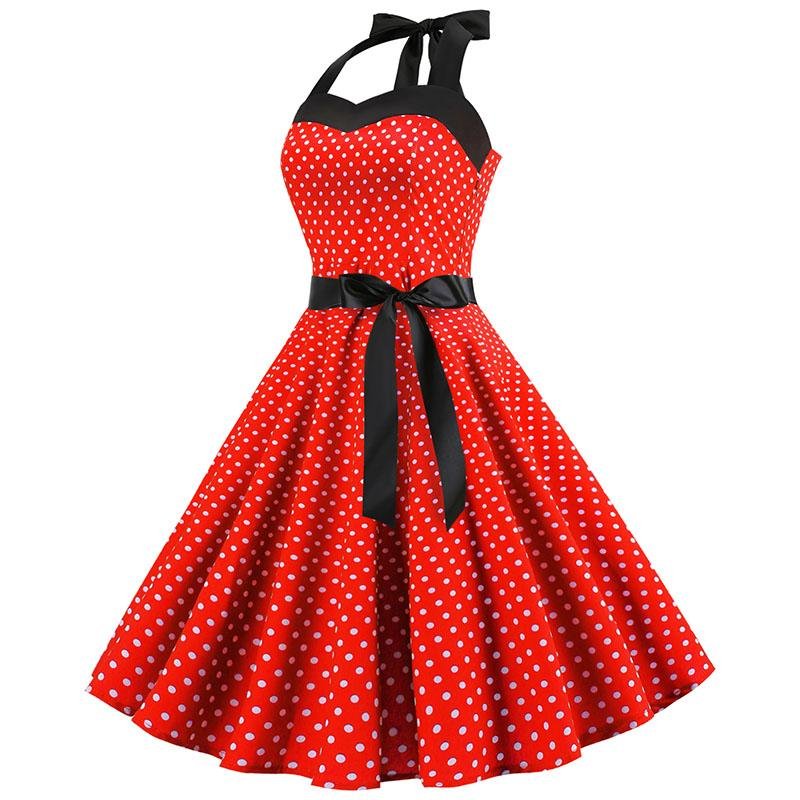 Robe Vintage Rouge - Louise Vintage