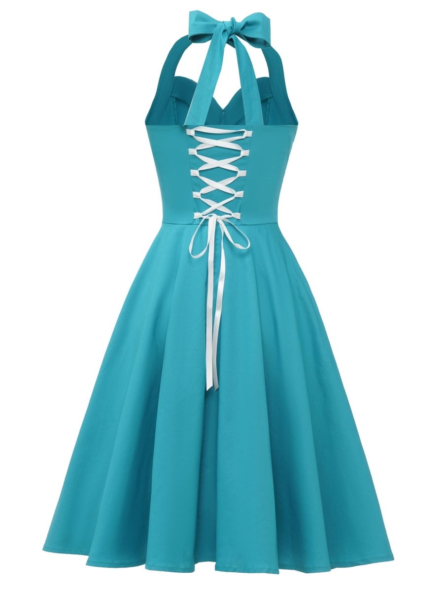 Robe Vintage Sexy Pin Up Ciel - Louise Vintage