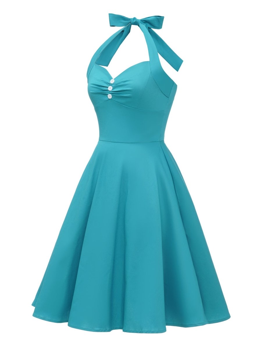 Robe Vintage Sexy Pin Up Ciel - Louise Vintage