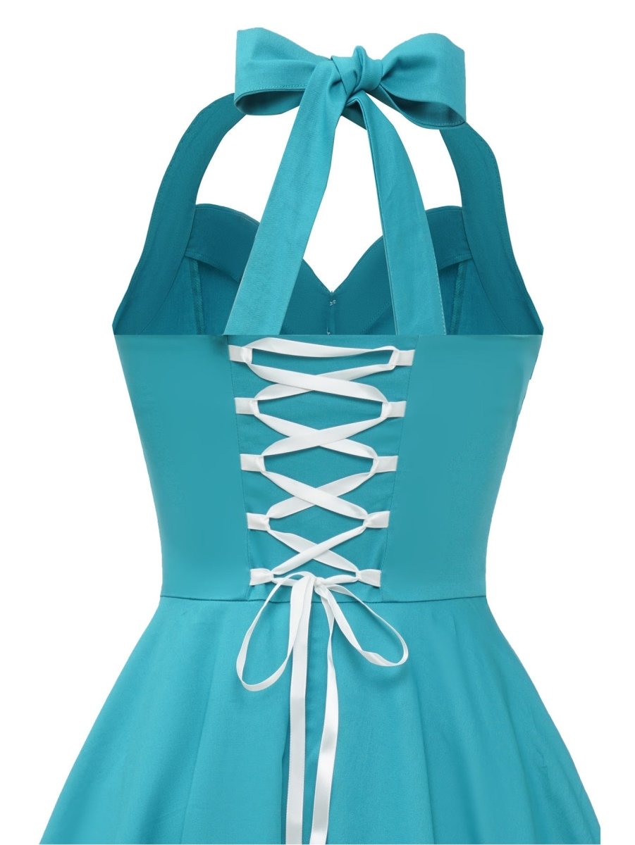 Robe Vintage Sexy Pin Up Ciel - Louise Vintage