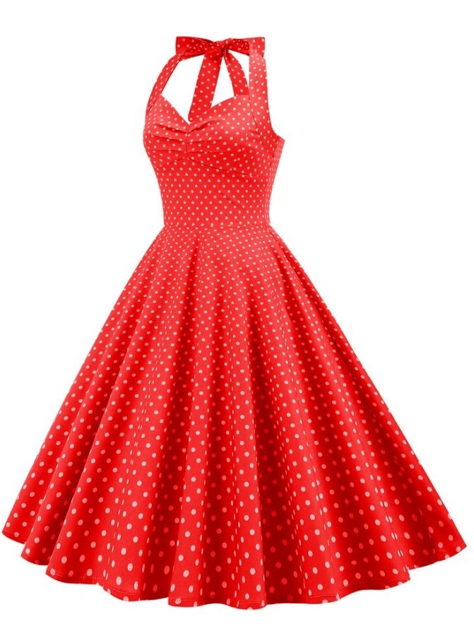 Robe Vintage Sexy Pin Up Rouge - Louise Vintage