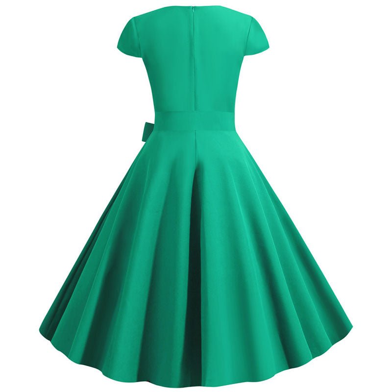 Robe Vintage Sexy Pin Up Vert - Louise Vintage