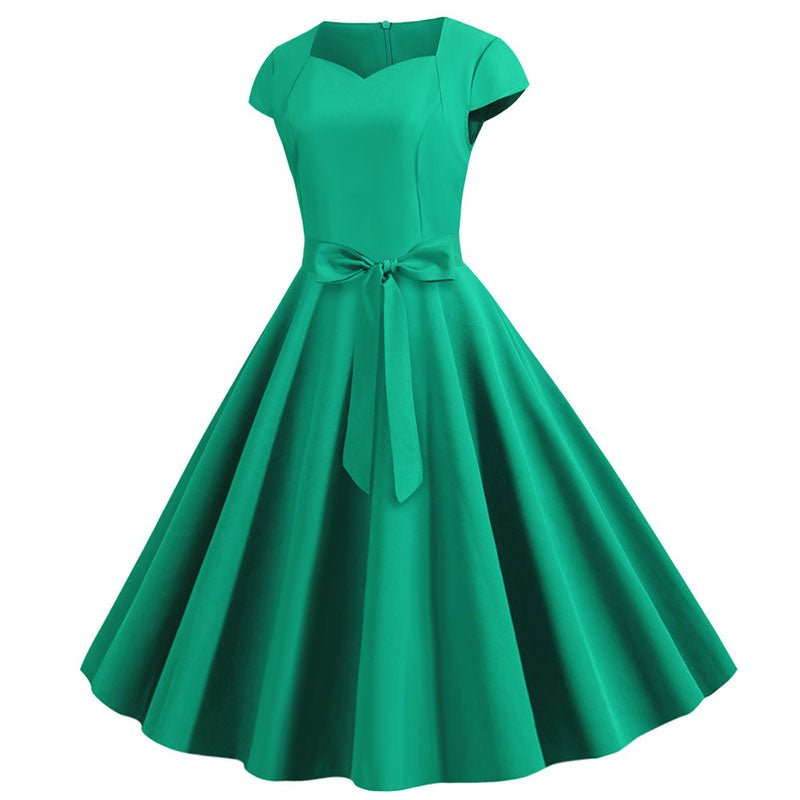 Robe Vintage Sexy Pin Up Vert - Louise Vintage