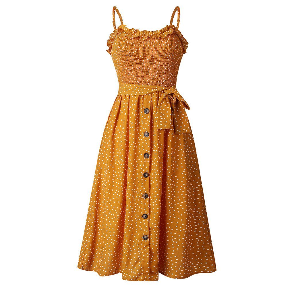 Robe Vintage Sixties Jaune - Louise Vintage