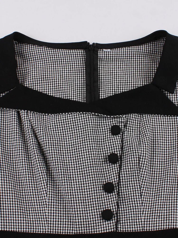 Robe Vintage Tendance Gris - Louise Vintage