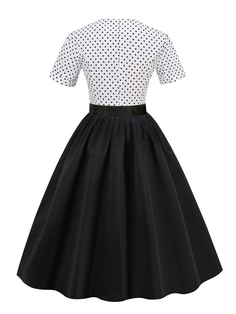 Robe Vintage Tendance Noir - Louise Vintage