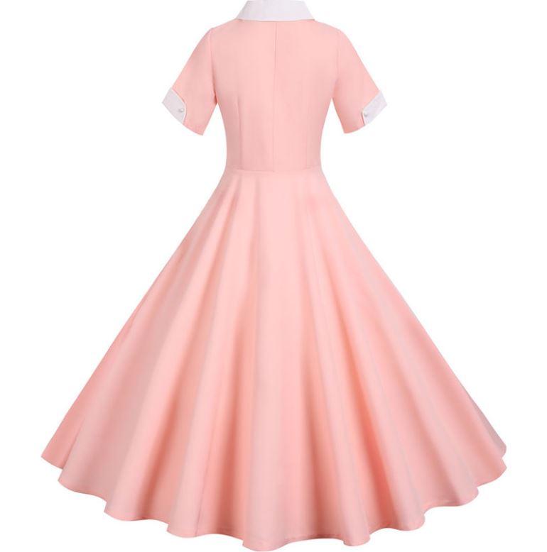 Robe Vintage<br> 50s Rose - Louise Vintage