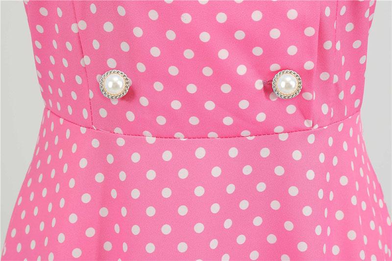 Robe Vintage<br> Année 40 Rose - Louise Vintage