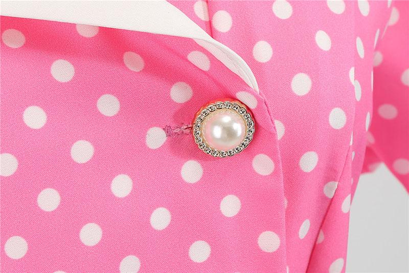 Robe Vintage<br> Année 40 Rose - Louise Vintage