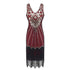 Robe Vintage<br> Années 20 Grande Taille Rouge - Louise Vintage
