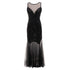 Robe Vintage<br> Années 20 Longue Noir - Louise Vintage