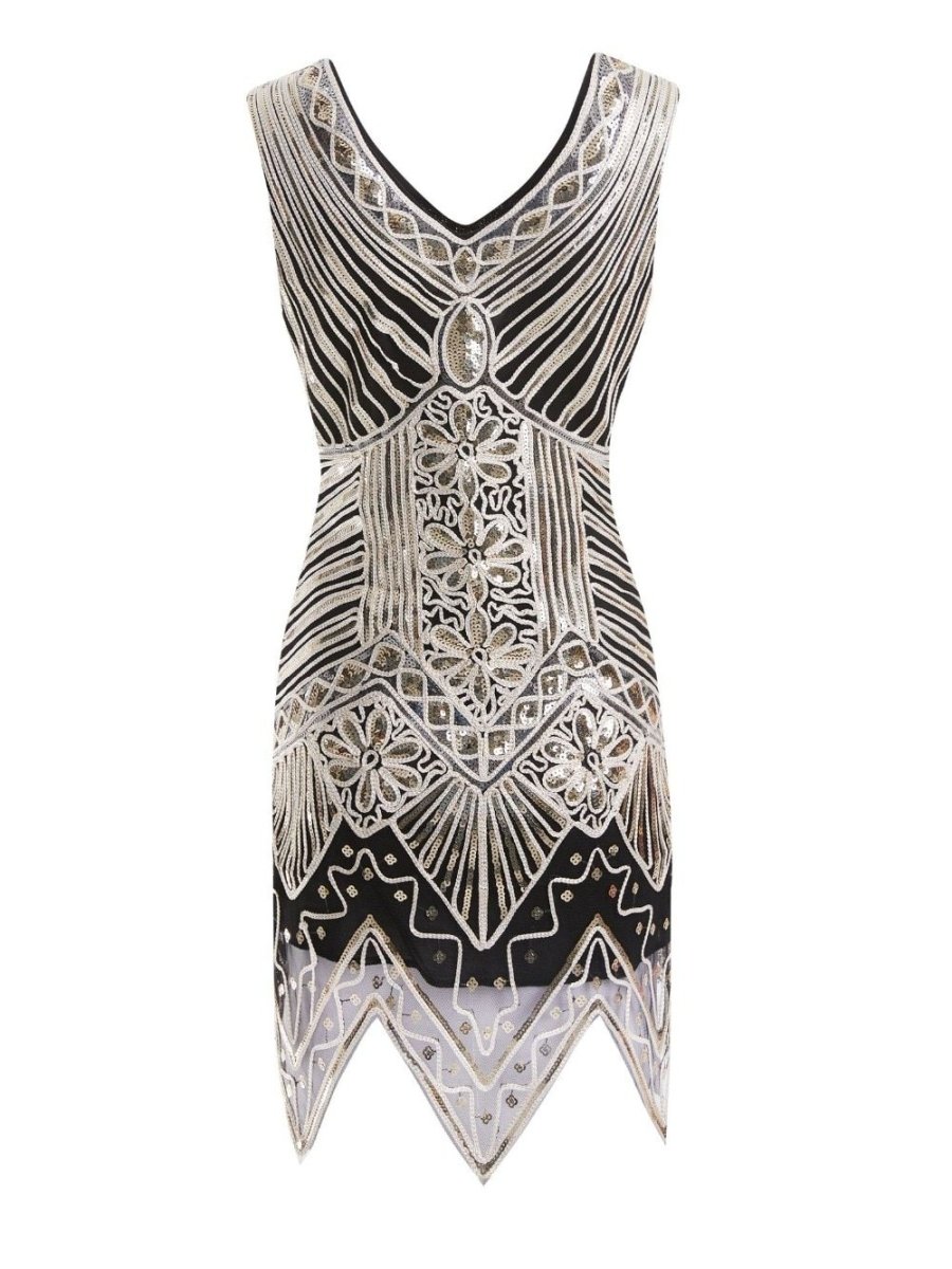 Robe Vintage<br> Années 20 Mi Longue - Louise Vintage