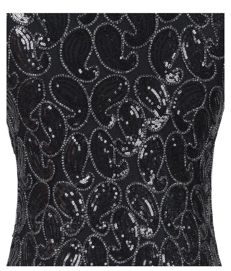 Robe Vintage<br> Années 20 Sexy Noir - Louise Vintage