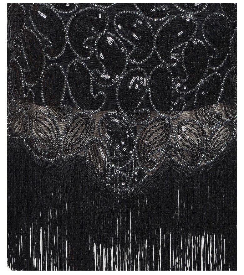 Robe Vintage<br> Années 20 Sexy Noir - Louise Vintage