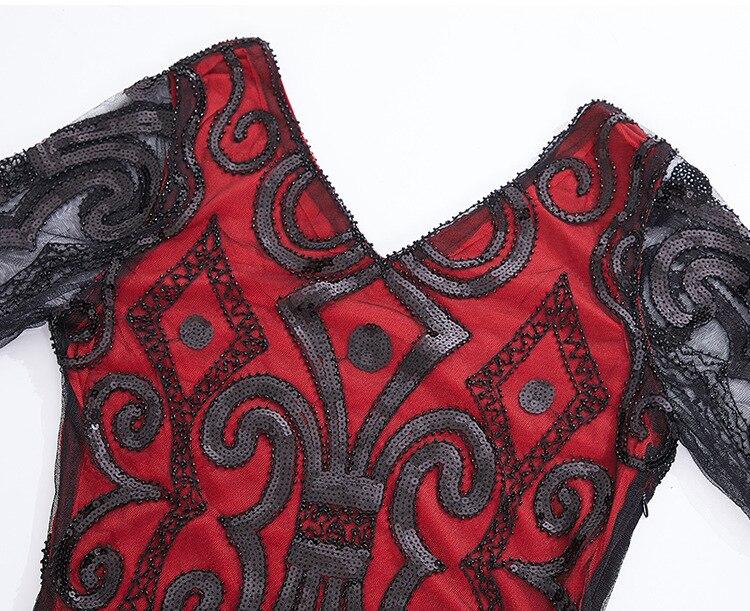 Robe Vintage<br> Années 20 Swing Rouge - Louise Vintage