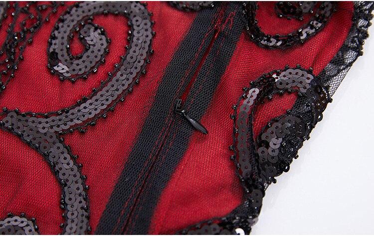 Robe Vintage<br> Années 20 Swing Rouge - Louise Vintage