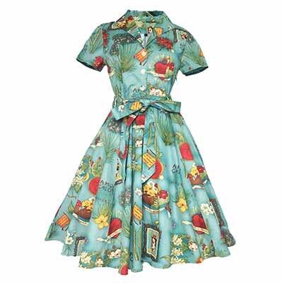 Robe Vintage<br> Grande Taille 60s Frida - Louise Vintage