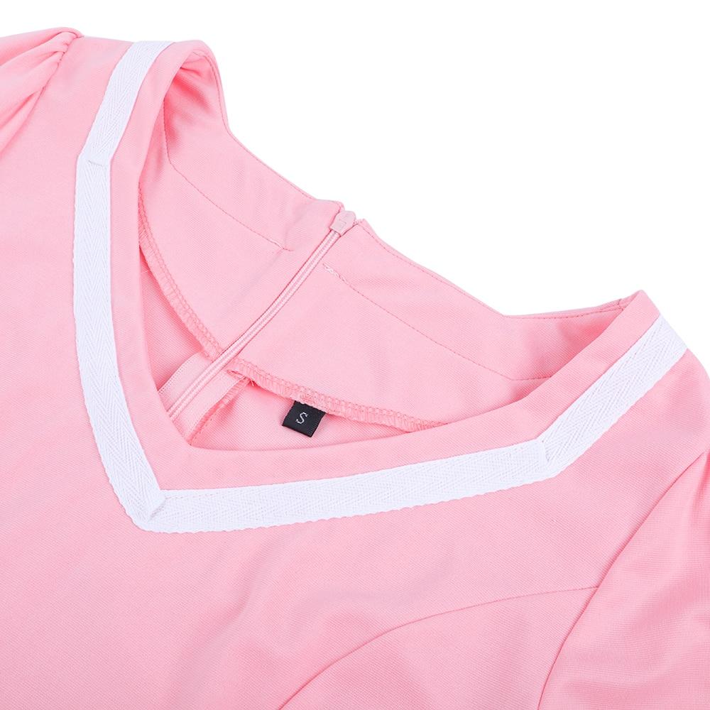 Robe Vintage<br> Grande Taille Rose - Louise Vintage