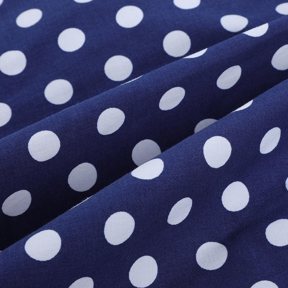 Robe Vintage<br> Grande Taille V Bleu - Louise Vintage