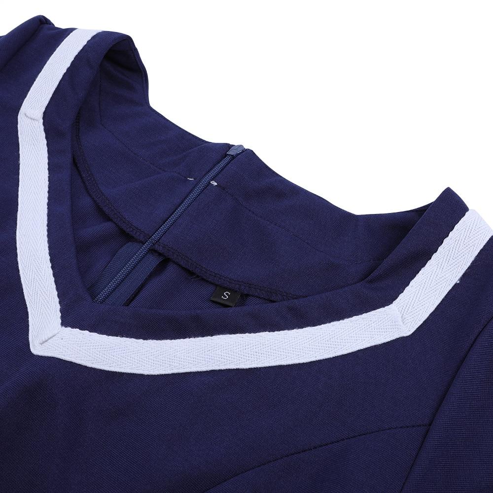 Robe Vintage<br> Grande Taille V Bleu - Louise Vintage