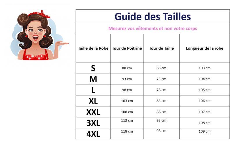 Robe Vintage<br> Grande Taille V Bleu - Louise Vintage