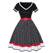 Robe des Années 60 Noire
