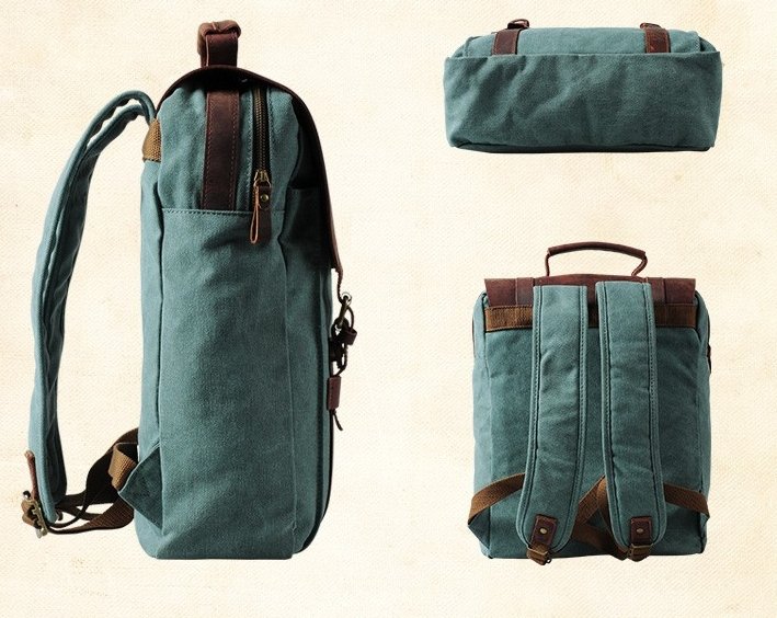 Sac à Dos Homme Vintage Bleu - Louise Vintage