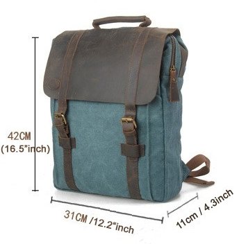 Sac à Dos Homme Vintage Bleu - Louise Vintage