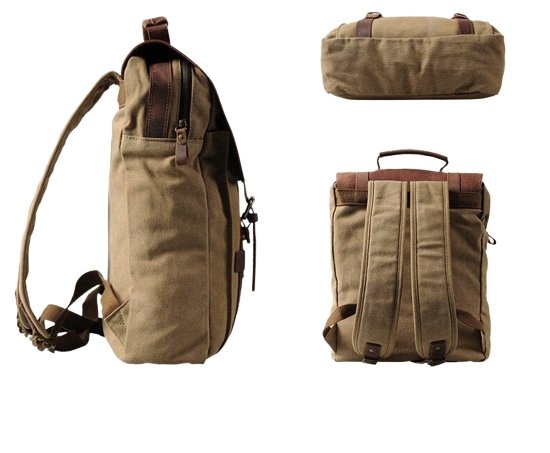 Sac à Dos Homme Vintage Camel - Louise Vintage