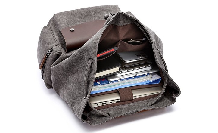 Sac à Dos Style Rétro Bleu - Louise Vintage