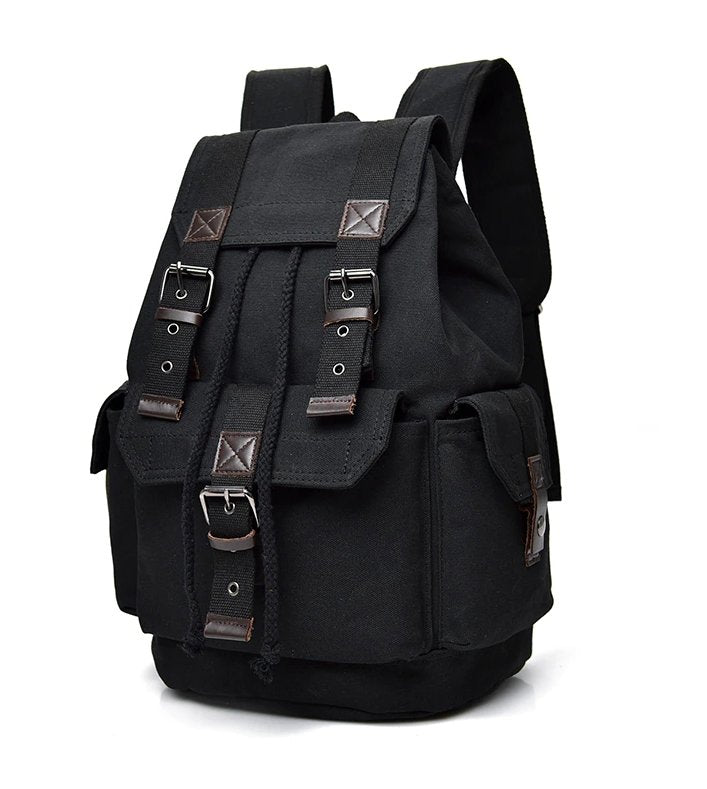 Sac à Dos Style Vintage Noir - Louise Vintage