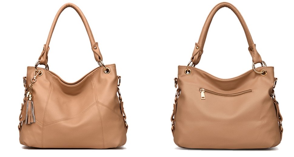 Sac à Main en Cuir Vintage Café - Louise Vintage