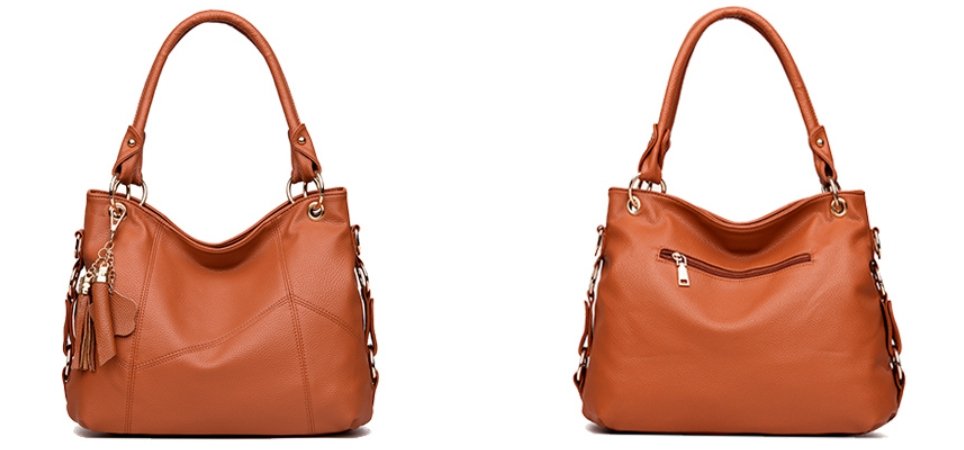 Sac à Main en Cuir Vintage Marron - Louise Vintage