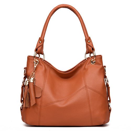 Sac à Main en Cuir Vintage Marron - Louise Vintage