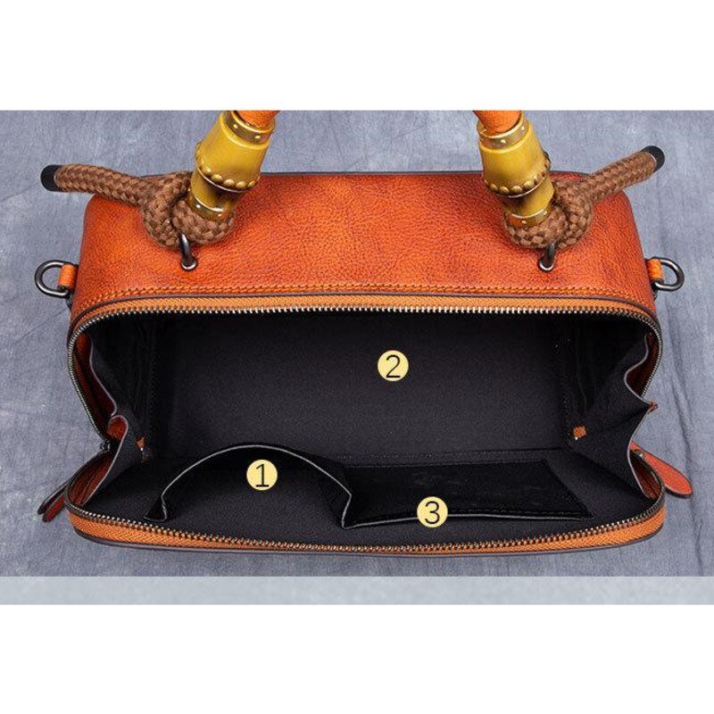 Sac à Main Style Vintage Marron - Louise Vintage