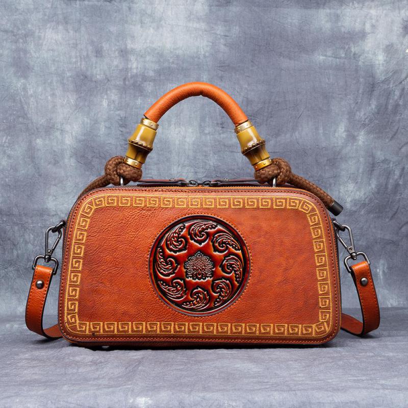 Sac à Main Style Vintage Marron - Louise Vintage