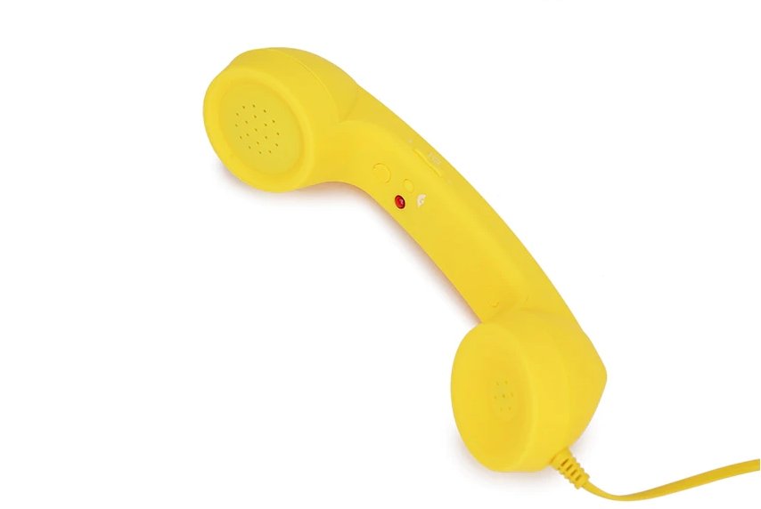 Sac à Main Téléphone Rétro Jaune - Louise Vintage