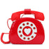 Sac à Main Téléphone Rétro Rouge - Louise Vintage