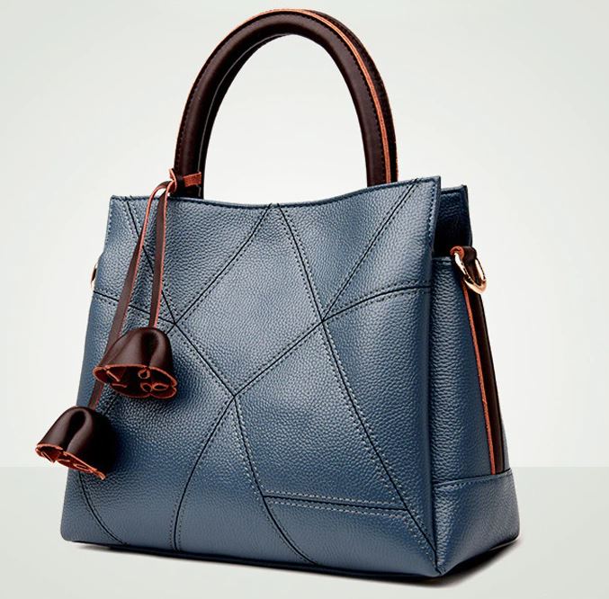 Sac à Main Vintage Année 60 Bleu - Louise Vintage