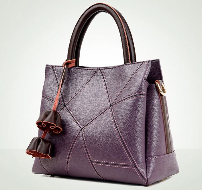 Sac à Main Vintage Année 60 Violet - Louise Vintage