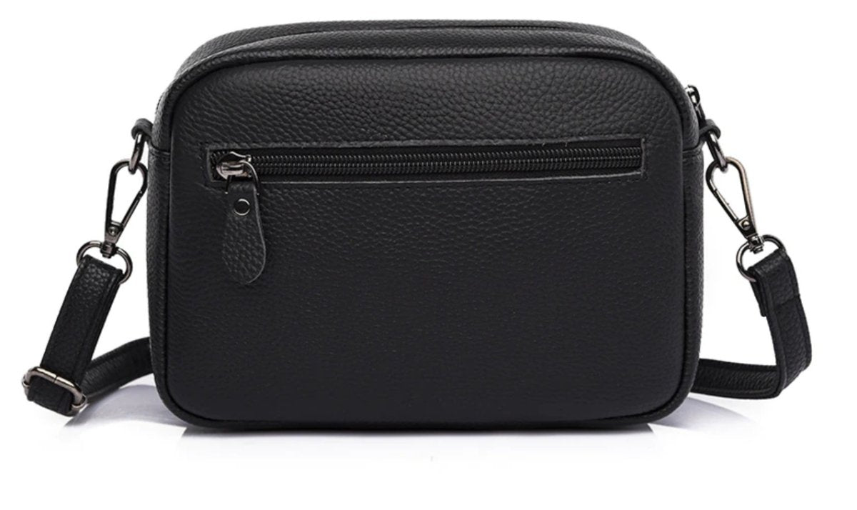 Sac à Main Vintage Cuir Pas Cher Noir - Louise Vintage