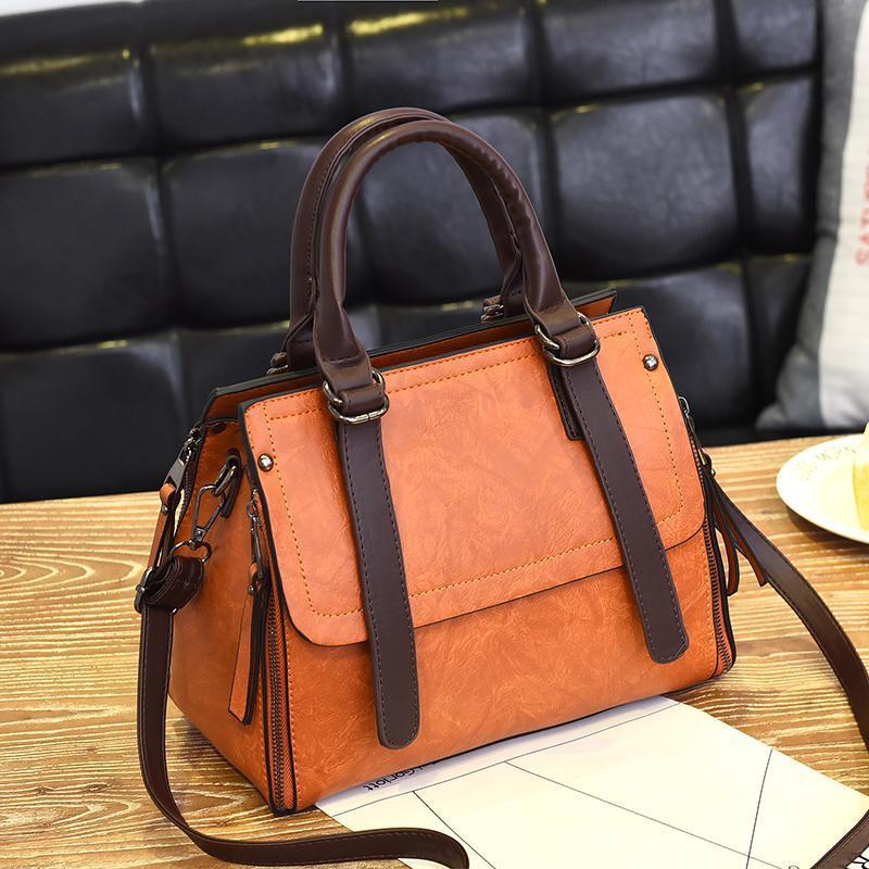 Sac à Main Vintage pas Cher Orange - Louise Vintage